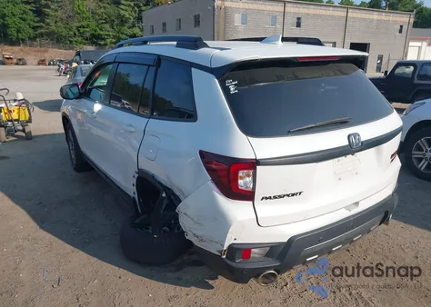 2023 Honda Passport Awd Trailsport из США, поврежденный, VIN 5FNYF8H66PB004297